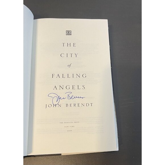 SIGNED The City of Falling Angels by John Berendt (2005, Hardcover) - Picture 2 of 13